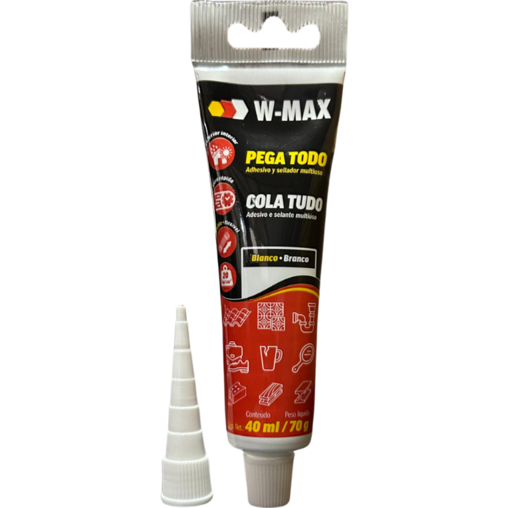 Cola Tudo Incolor Wurth 50g Espelho Vidro Pvc Aluminio