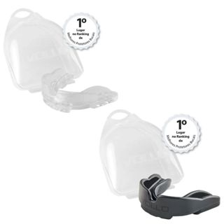 Protetor Bucal com Estojo Macio Flexivel Lutas Treinos Competição Unissex Precaução Boca Vollo em Oferta na Shopee