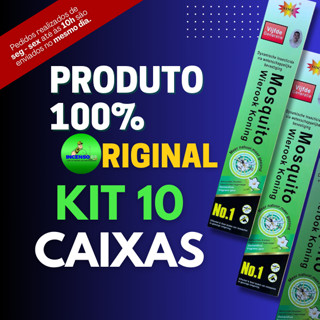 10 Cx INCENSO EFICIENTE CONTRA MURIÇOCAS com 30 varetas cada em Oferta na Shopee