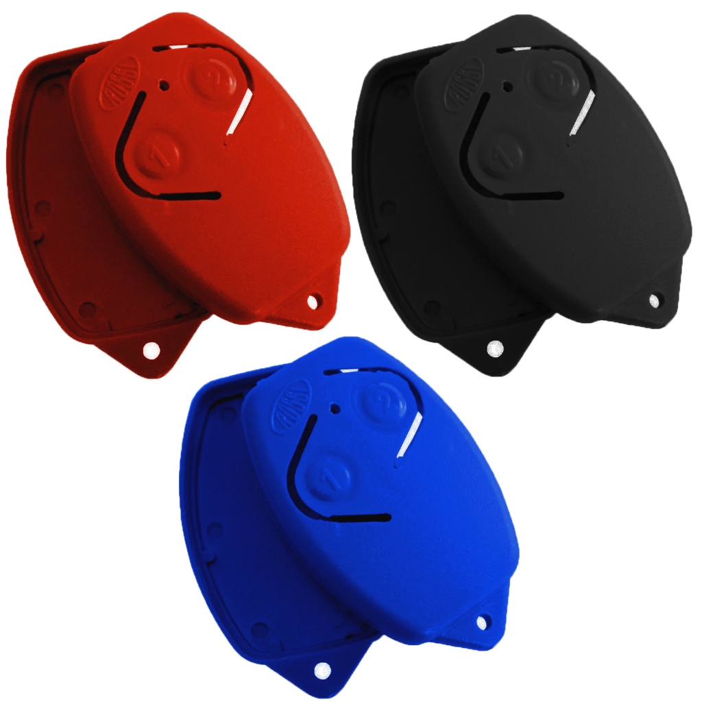 3 Caixa Plástica Frente Fundo Do Controle Remoto Rossi Preto