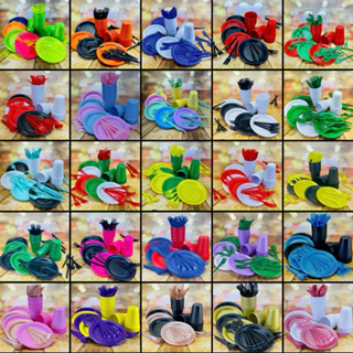 KIT DESCARTÁVEIS FESTA ANIVERSÁRIO 50 CONVIDADOS 50 COPOS + 50 PRATOS + 50 GARFOS 36 CORES + 27 COMBINAÇÕES em Oferta na Shopee