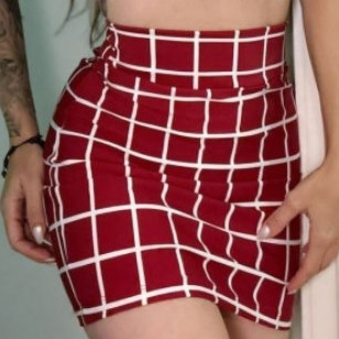 Saia Blogueira De Sucesso Justinha Super Na Moda Moda Feminina Casual Moderna Várias Cores em Oferta na Shopee