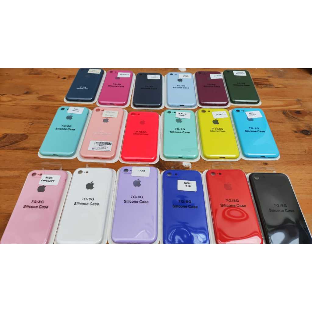 Capinha Para iPhone 7 iPhone 8 iPhone SE 2020 e 2022 Proteção De Câmera Em Silicone Macio Aveludado