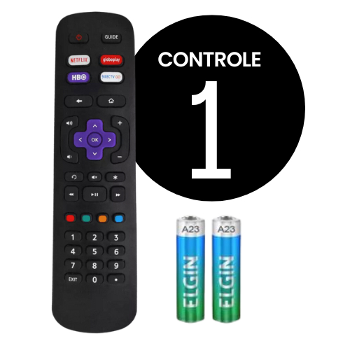 Controle Remoto Compatível com SEMP TCL TOSHIBA Roku TV