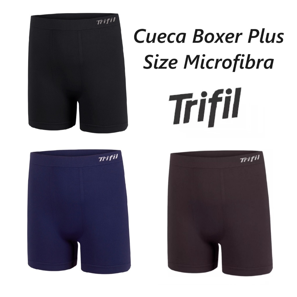 Cueca Boxer Plus Size Microfibra Trifil Ce4411