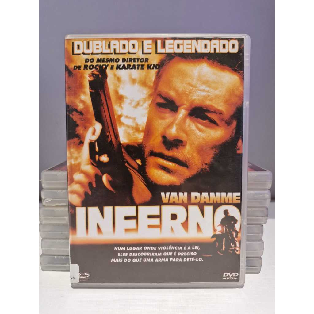 INFERNO - VAN DAMME - DVD - Original - Dublado