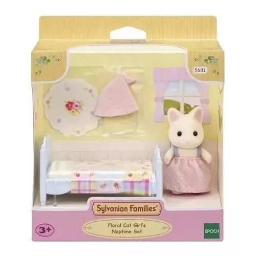 Sylvanian Families Conjunto Cama Menina Gato Primavera - Epoch 5681 em Oferta na Shopee