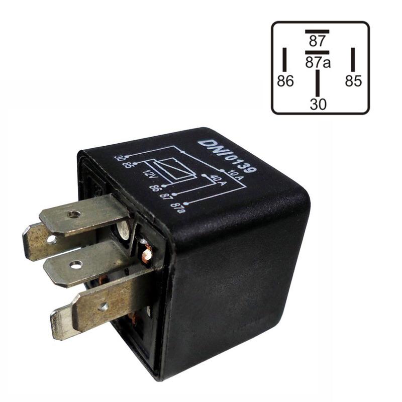 RELE BOMBA COMBUSTIVELS/SUPORTE 5 TERMINAIS 12V VW/FIAT/GM/FORD/ CITROEN ORIG Fiat 7686774/ Ford 3259112611/ 3259112613/ 93BG13A025AB/ GM 90191753/ 90491314/ 93203243 DNI0139