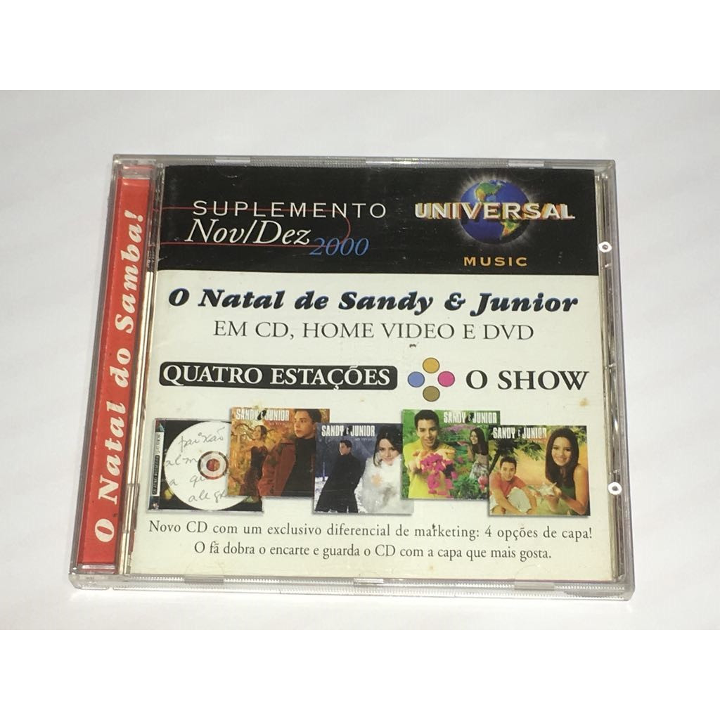 Cd Suplemento Universal - Sandy E Junior - Natal de Sandy e Junior
