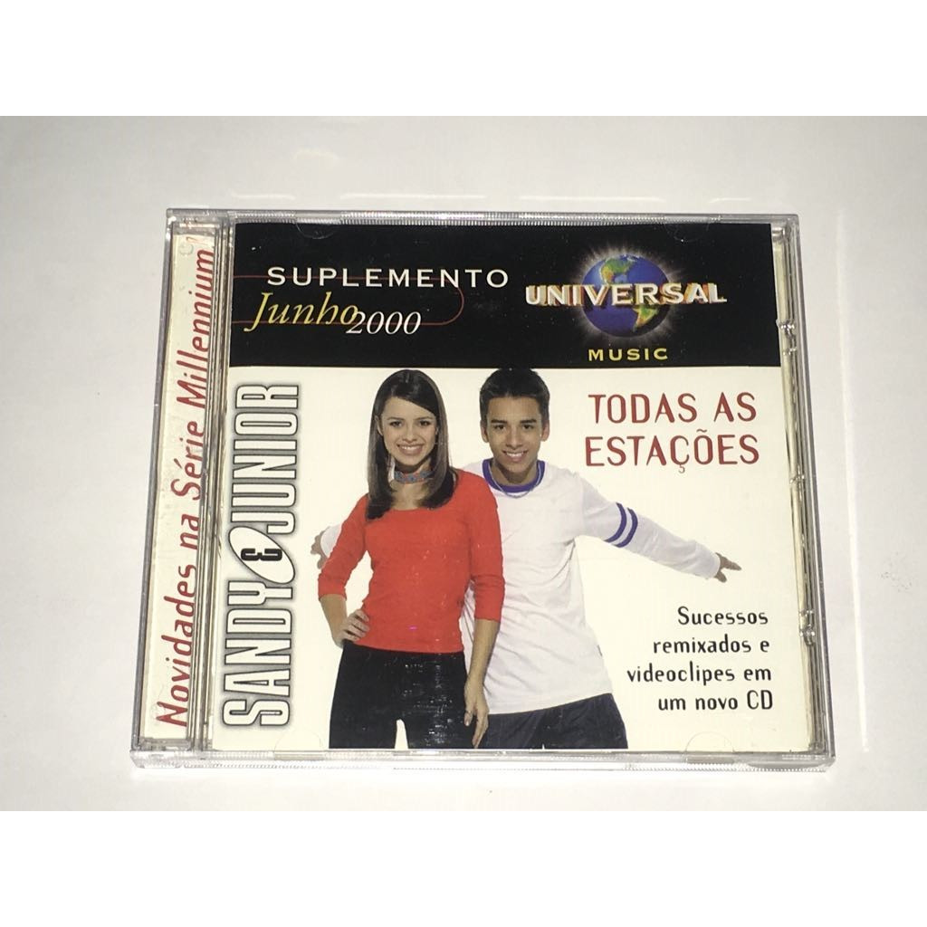 Cd Suplemento Universal - Sandy E Junior - Todas As Estações