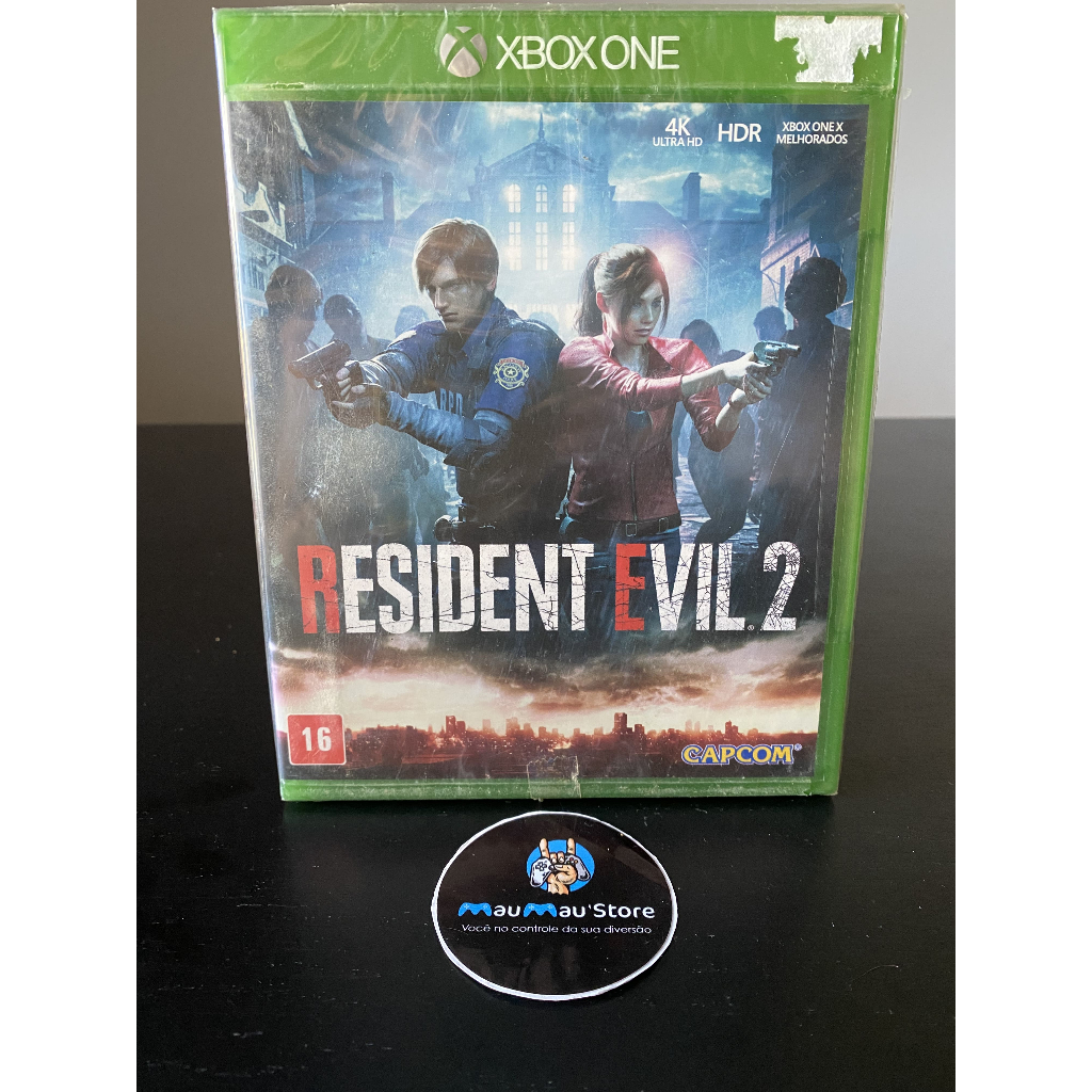 Resident Evil 2 (Novo / Lacrado) Xbox One - Original Usado Jogos de Terror Zumbi Jogos de Xbox Series X