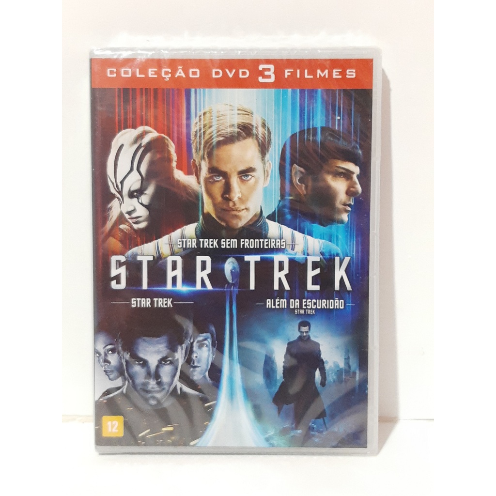 DVD Coleção Star Trek (3 filmes) (lacrado)