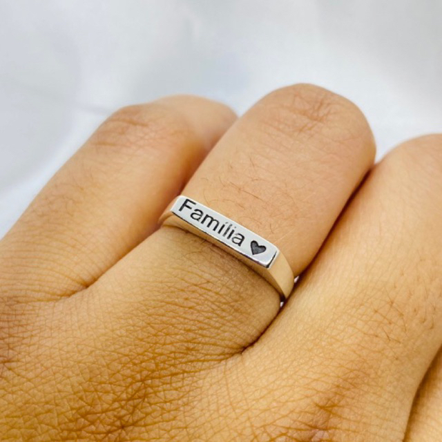 Anel de Prata Personalizado - Comprar com Melhor Preço em Anéis