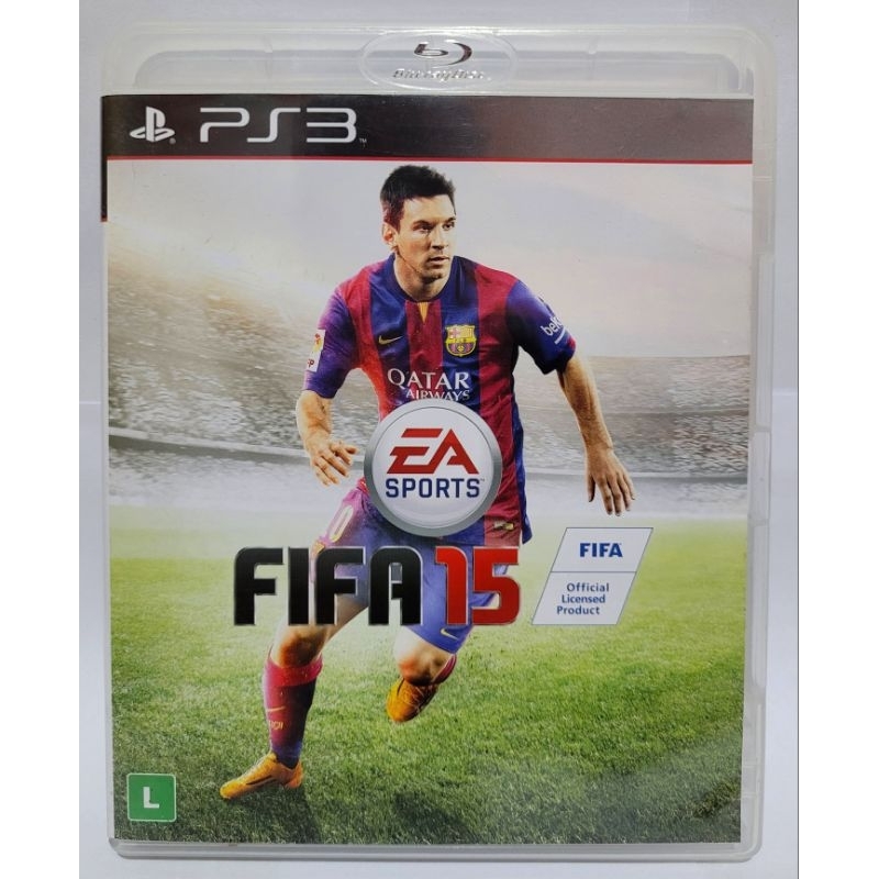 Fifa 15, jogo de futebol original para ps3, mídia física