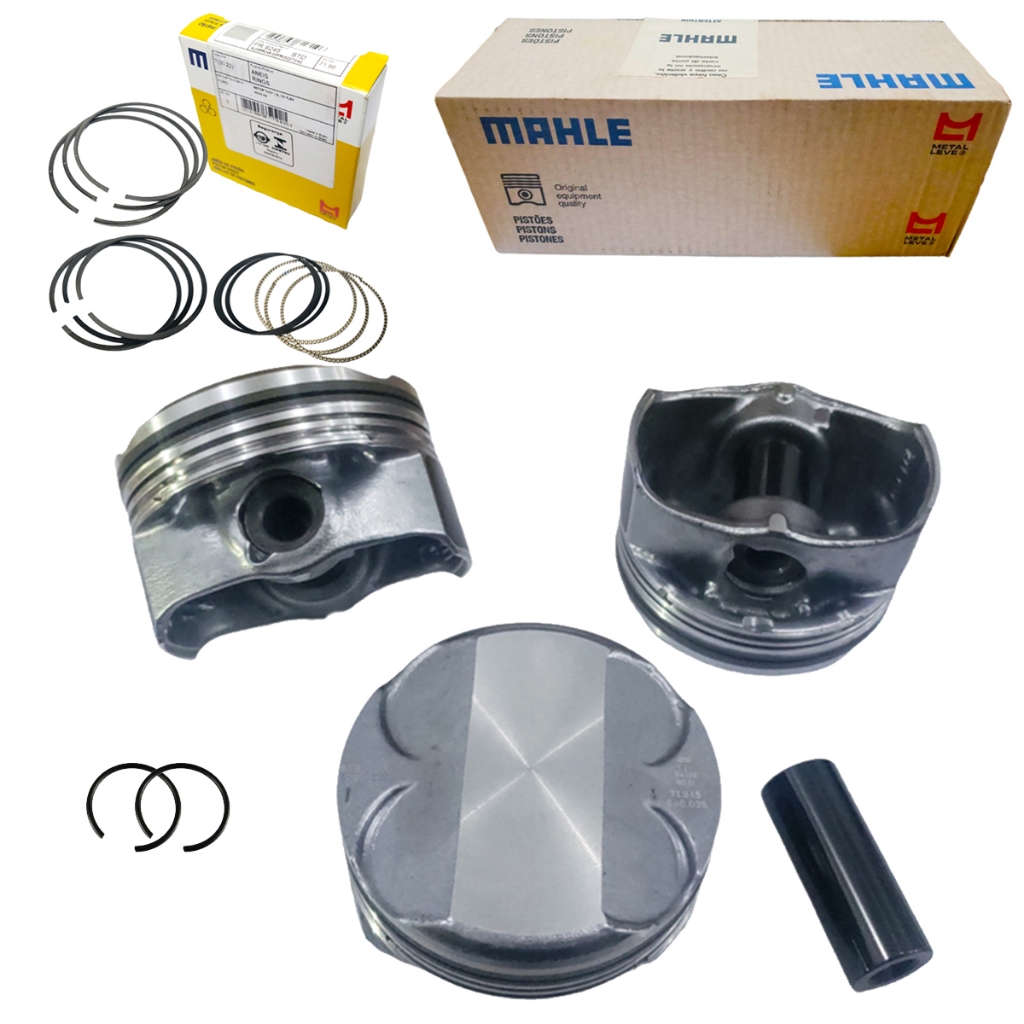 Jogo Pistão Com Aneis Metal Leve Ford Ka 1.0 12v 3 Cilindros 2014 A 2022 em Oferta na Shopee