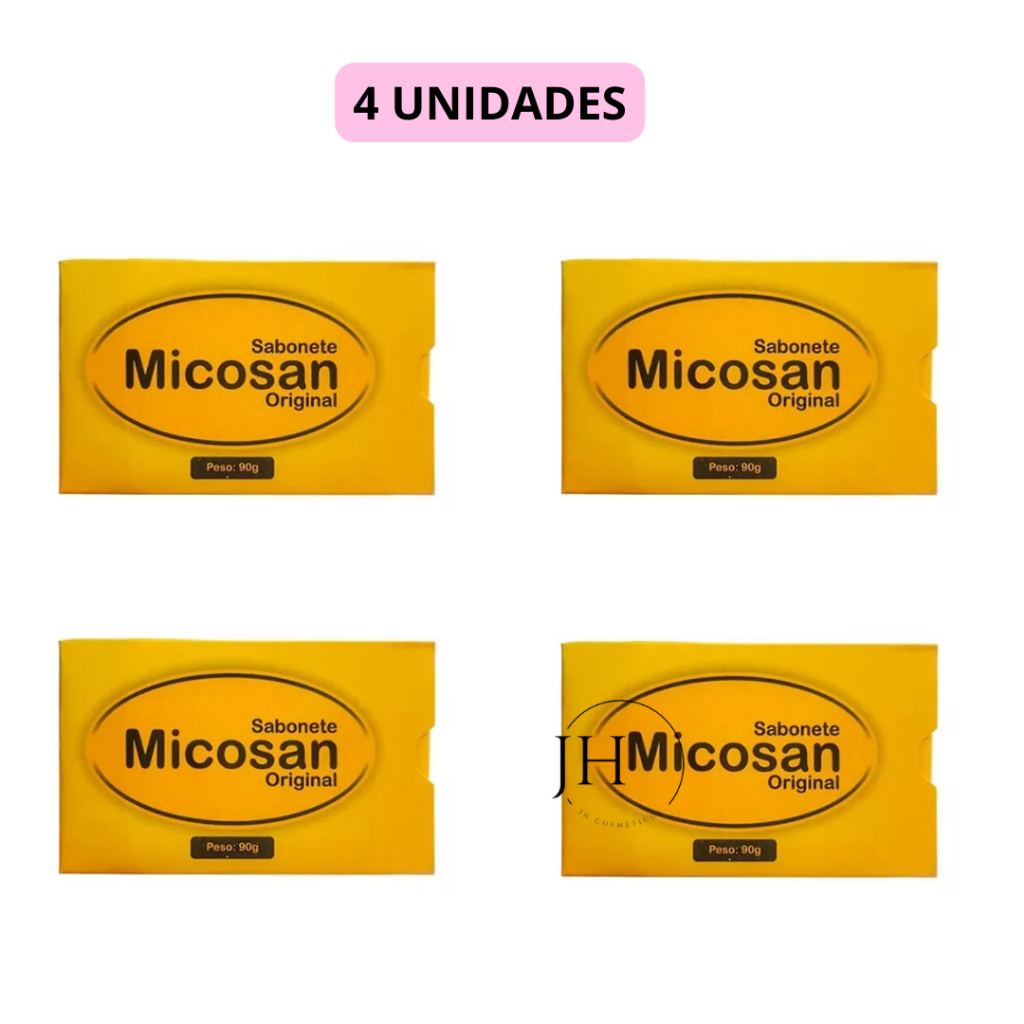 4  UN Micosan Sabonete barra 90g em Oferta na Shopee