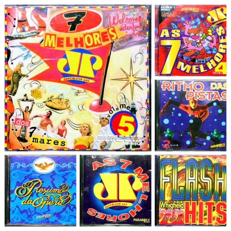 CDS DANCE MUSIC, PARADOXX, JOVEM PAN, SPOTLIGHT, SOM LIVRE, DJ HOUSE EURO E OUTROS 90'S ORIGINAIS USADOS