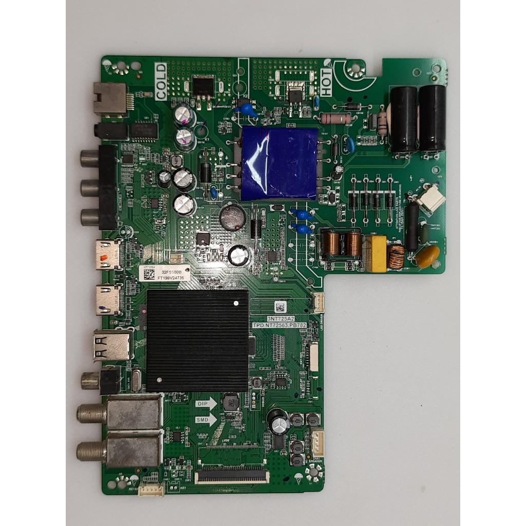placa principal tv panasonic tc-32fs500b / tpd.nt72563.pb782 / conector lvds grande