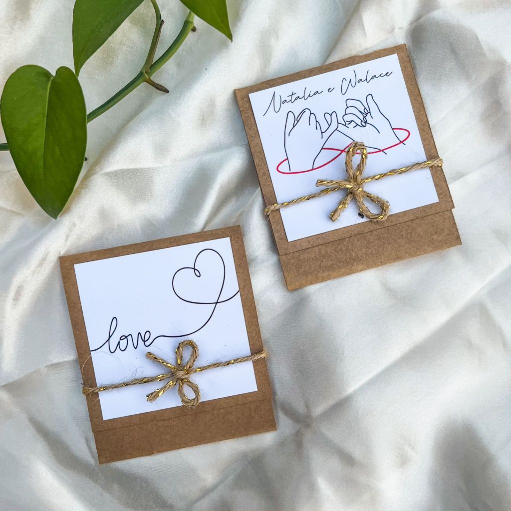 Cartão temático - Presente Especial Personalizado Namorado Namorada