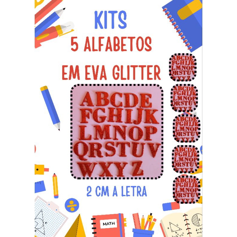 Kit 5 alfabetos