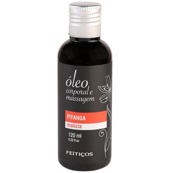Óleo Feitiços Aromático Massagem Tântrica Nuru Aroma Pitanga 120ml