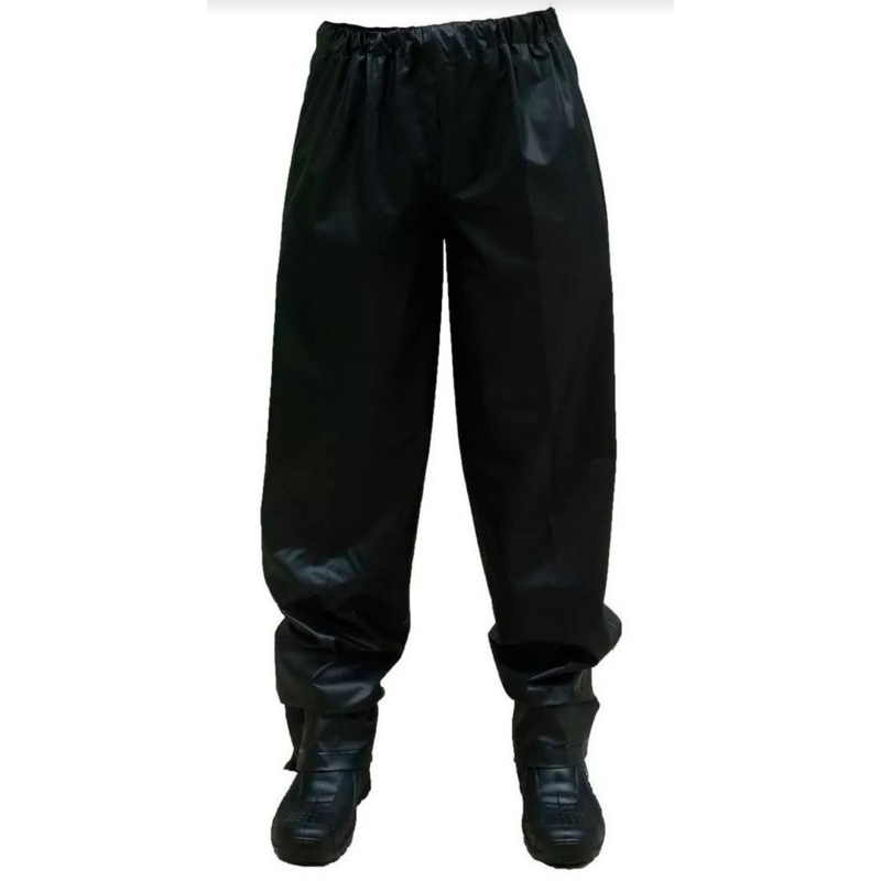 Calça De Chuva Impermeável Motoqueiro Motoboy Motociclista Entregador À Prova D'água Pequeno Médio Grande P M G GG Nylon Com Elástico Moto