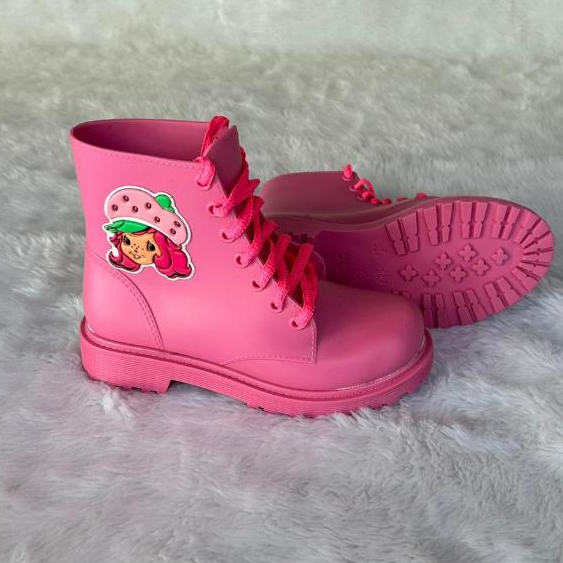 Bota Coturno Infantil Feminino Tratorada Galocha Menina 25 ao 32