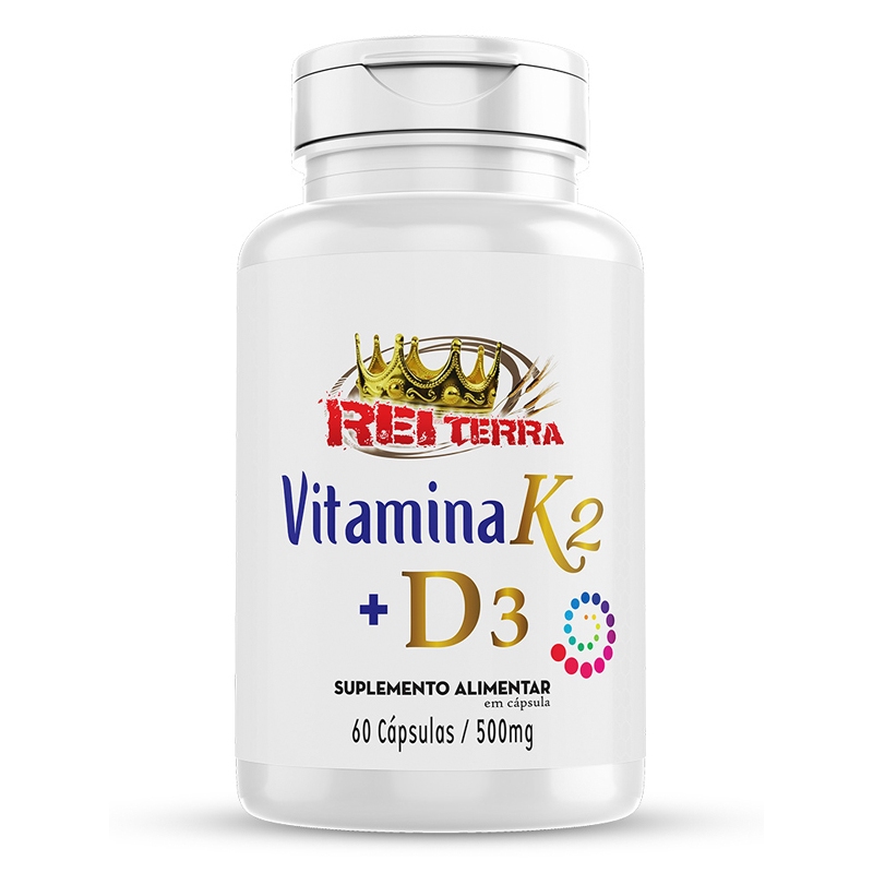 Vitamina K2 + Vitamina D3 60 Capsulas 500mg