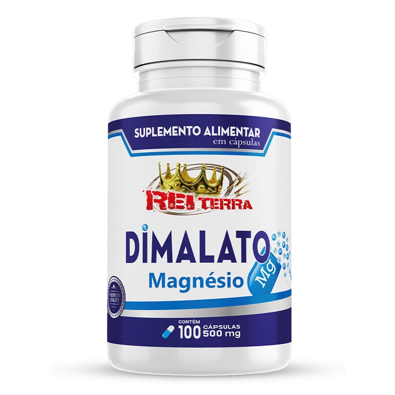 Magnésio Dimalato 100 Caps 500mg em Oferta na Shopee
