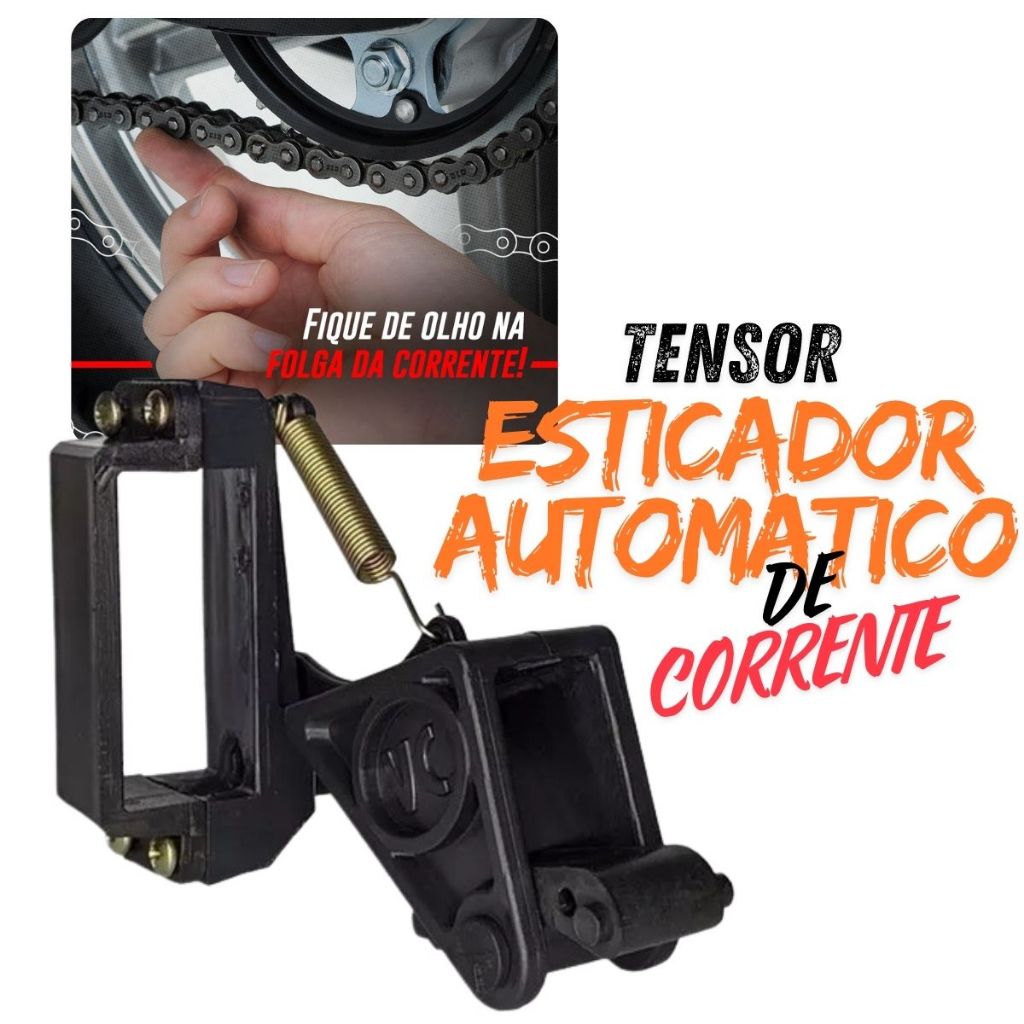 Esticador Corrente Moto Universal Honda Yamaha em Oferta na Shopee