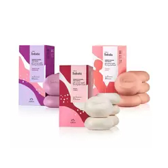 Conjunto De Sabonetes em Barra Puro Vegetal Tododia, são 3 caixas de 5 unidades cada, vai conforme a disponibilidades de fragracias.