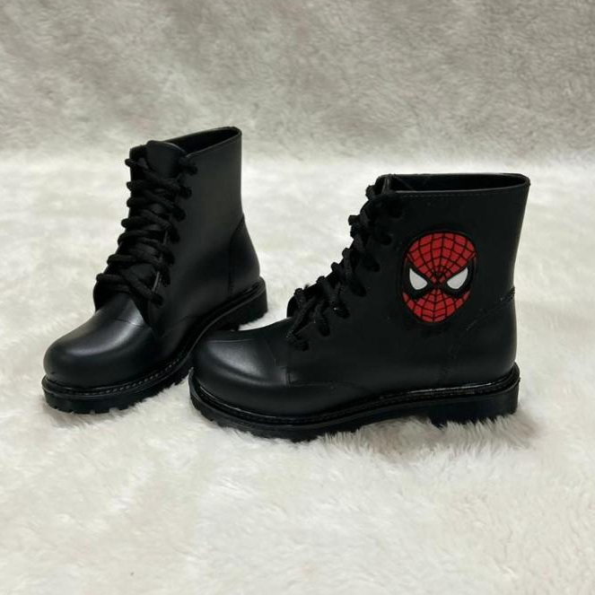 Bota Coturno Infantil UNISSEX HOMEM ARANHA Tratorada Galocha 25 ao 32