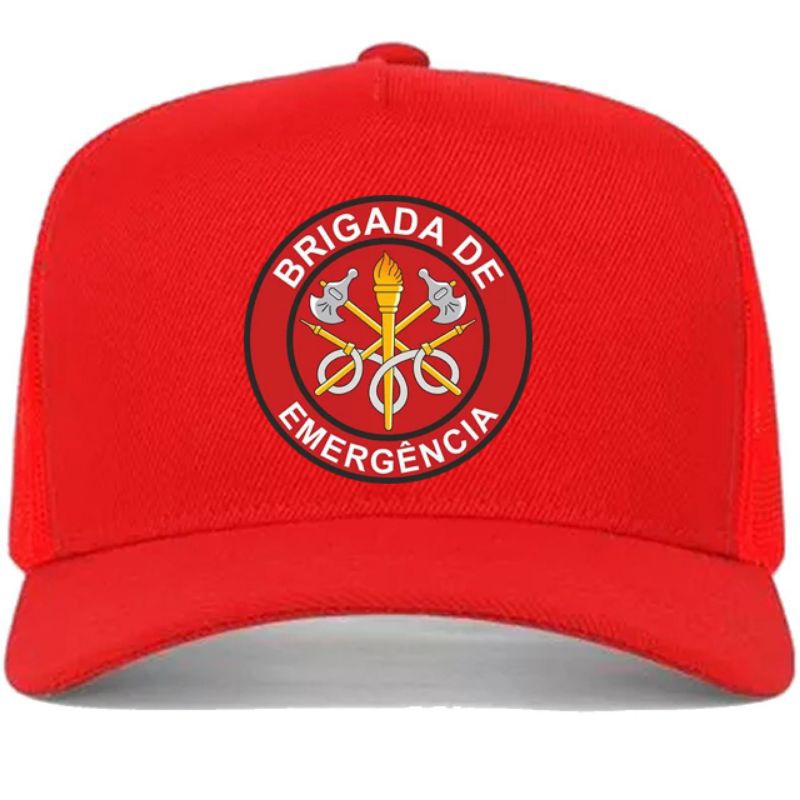 Boné Vermelho Brigada de Emergência Brigada de Incêndio