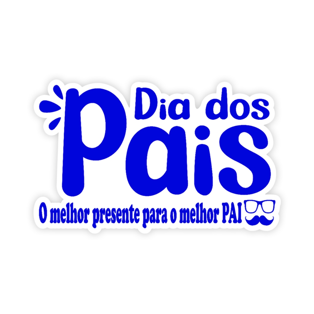 Adesivo Dia Dos Pais Vitrine Loja Roupa Bolsas Blindex Shopping Joalheria Perfumaria O Melhor Presente para o Melhor Pai 95cm