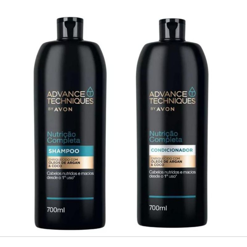 KIT SHAMPOO E CONDICIONADOR ADVANCE TECHNIQUES 700ML NUTRI��O COMPLETA