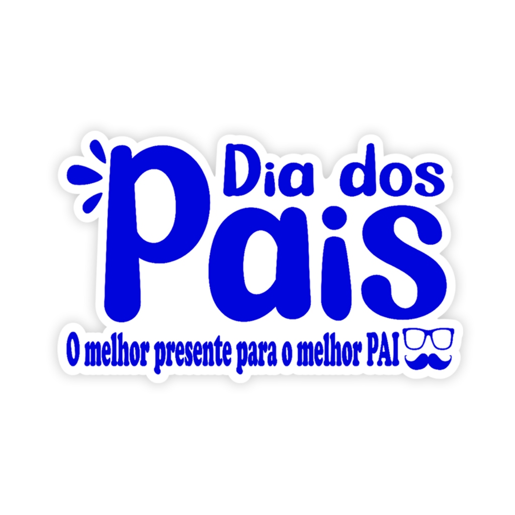 Adesivo Dia Dos Pais Vitrine Loja Roupa Bolsas Blindex Shopping Perfumaria Joalheria 60cm
