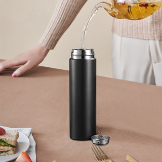 Kit Garrafa Térmica Com Termômetro Aço Inox Inquebrável Garrafa Agua Escolar Família Escritório Promoção em Oferta na Shopee