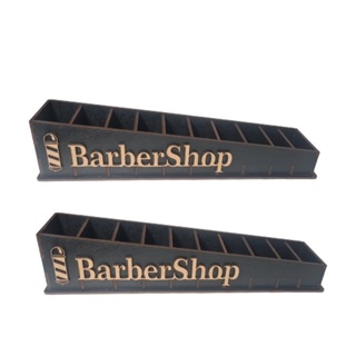 Porta Pentes Para Máquina de Corte Profissional Barbearia em MDF Preto Pronta Entrega Envio Imediato em Oferta na Shopee