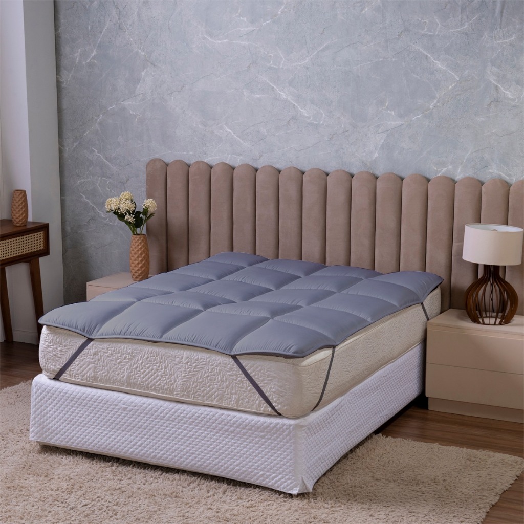 Pillow Top Com Elastico Premium Extra Macio Para Proteção De Colchão