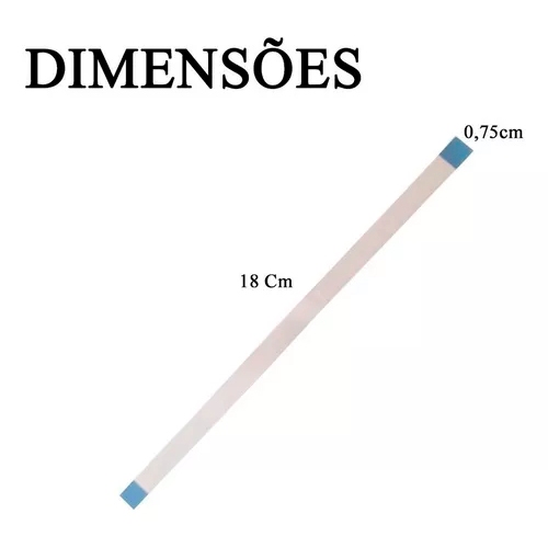 Cabo Flat Power / Eject 14 Vias para Xbox 360 super Slim 17x0,8cm
