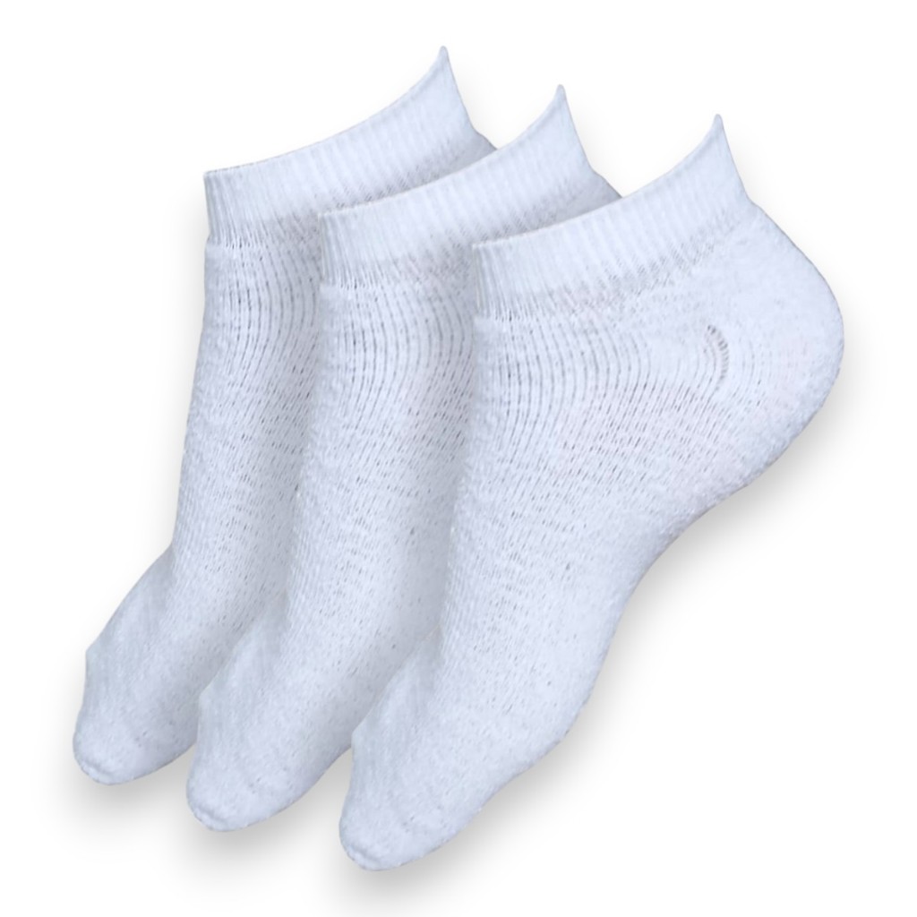 Kit 3 Meia Sapatilha Masculina Invisível Confortável Neutra Respirável Dia a Dia 39 a 43