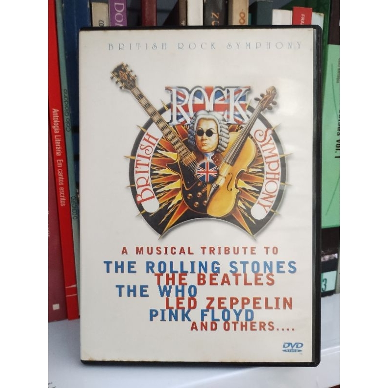 DVD original British Rock Symphony - A Musical Tribute to Rolling Stones The Beatles The Who Pink Floyd Led Zeppelin