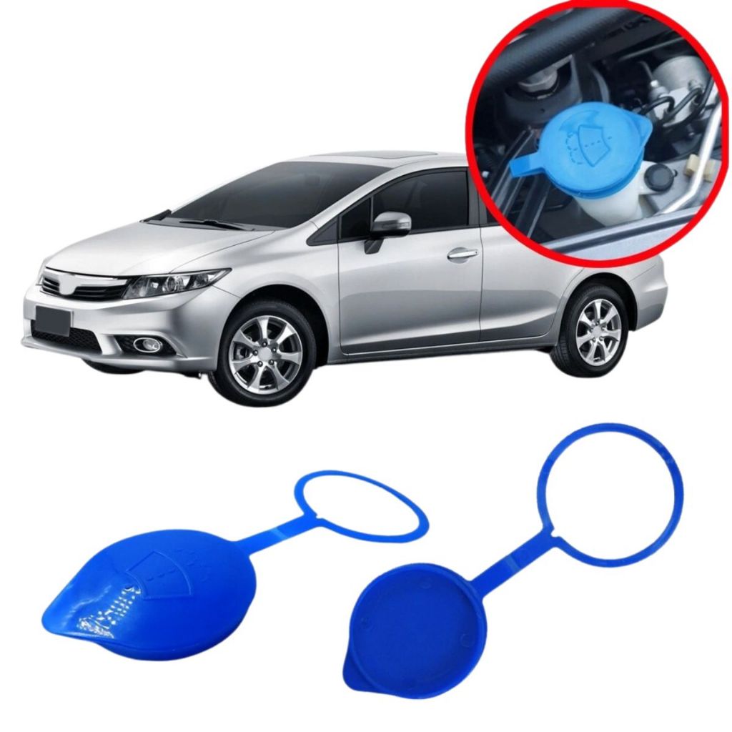 Tampa do Reservatório Água Limpador Parabrisa Honda CIVIC 2012 A 2016 - APENAS CIVIC