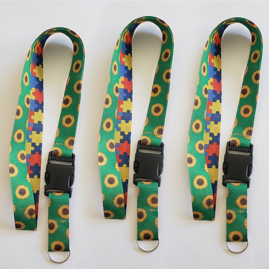 Cordão de identificação Autismo com Fecho de Engate Rápido, TDAH, TEA Autismo Autista