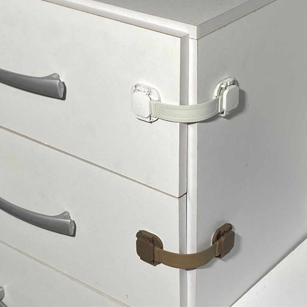 Kit 2 Trava Gaveta Armário Geladeira Porta Vaso Sanitário Segurança Protetor Proteção Infantil Bebe em Oferta na Shopee