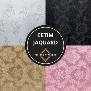 10 Metros Tecido Cetim Jaquard Jacar Jakar Decoracao 10mts comp. x 1,50mts larg. em Oferta na Shopee