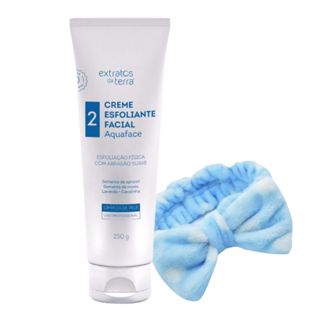 Creme Esfoliante Facial 250g Aquaface Extratos Da Terra em Oferta na Shopee