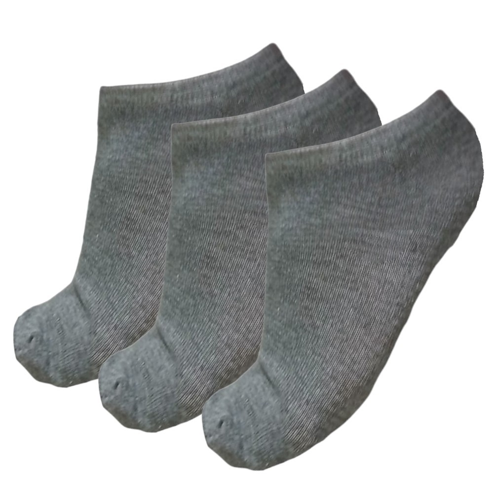 Kit 3 Meia Masculina Invisível Soquete Sapatilha Cano Curto Confortável Dia a Dia 38 ao 43 123