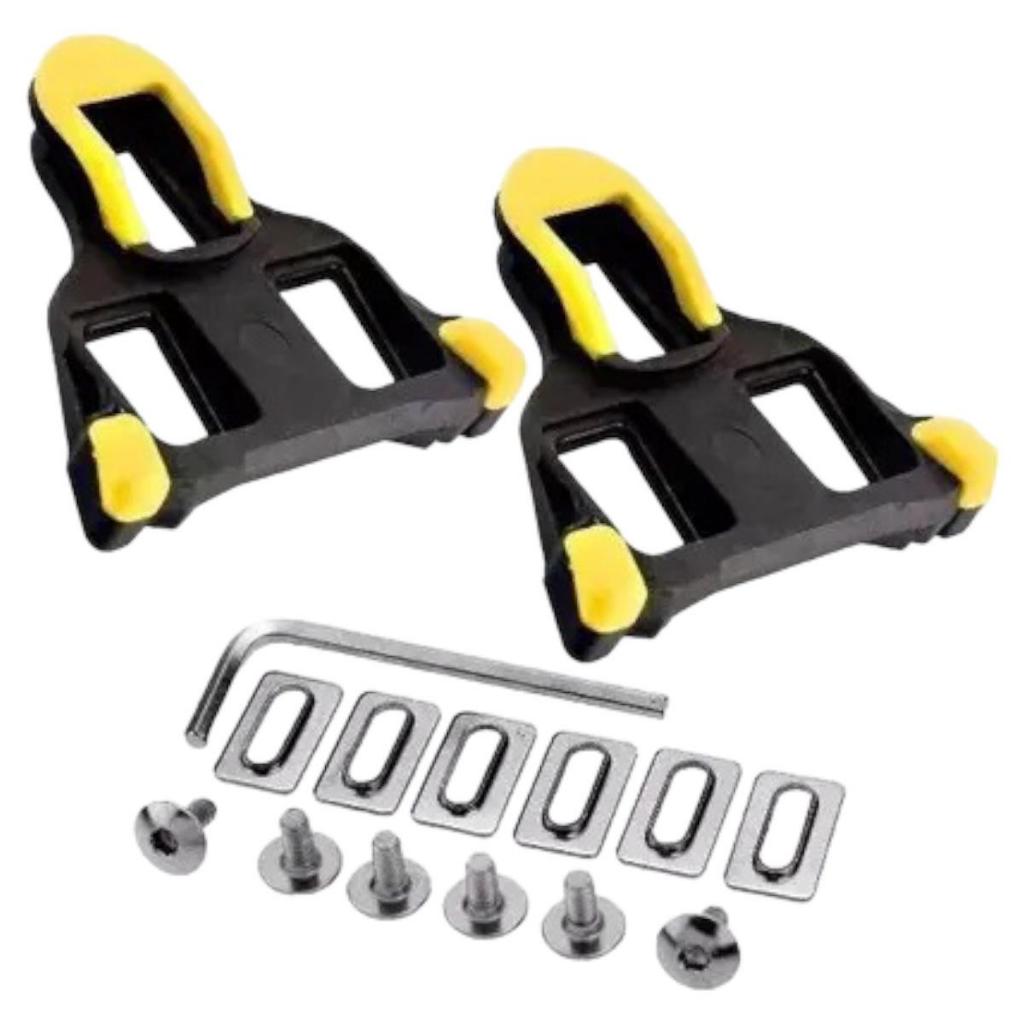 Taquinho Taco Sapatilha Spd Speed Tipo Shimano Pto/ Vermelho
