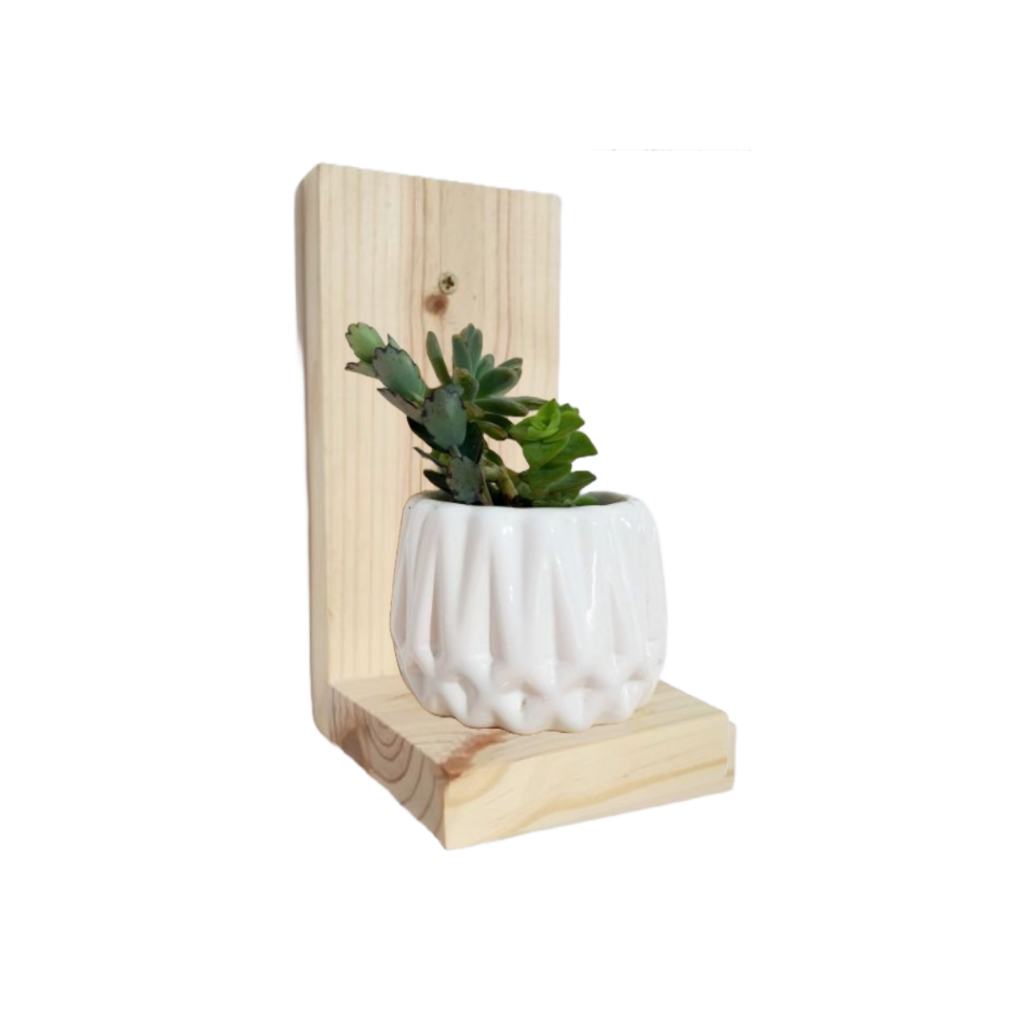 Suporte para planta de parede decorativo